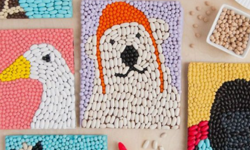 How To Make Bean Art Animals